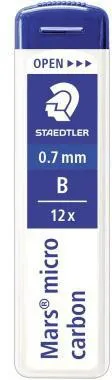 STAEDTLER Feinmine Mars micro carbon 250 07-B 0,7mm 12 St./Pack.