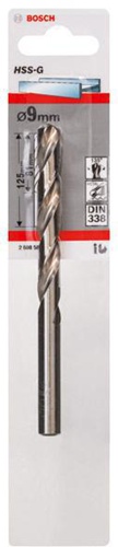 Bosch Metallbohrer HSS-G DIN338 Arbeits-L.81mm D.9mm L.125mm