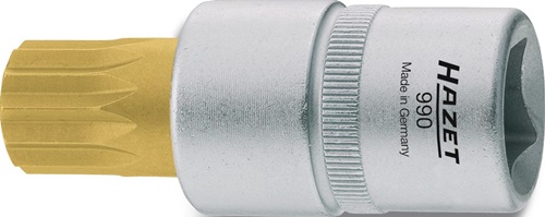 Steckschlüsseleinsatz 990-6 1/2 Zoll Innen-Vielzahn M6 L.52mm HAZET