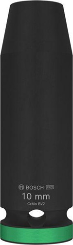 Bosch Steckschlüsseleinsatz PRO Impact 1/2Zoll SW10mm M6 tief Außen-D.15/22mm 
