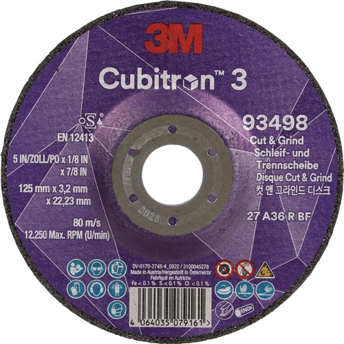 Schruppscheibe Cubitron™ 3 Cut and Grind Bohrung 22,23 mm 3M