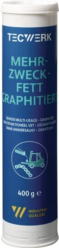TECWERK Mehrzweckfett graphitiert 400g schwarz Kartusche