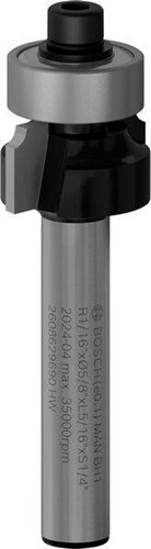 Bosch Abrundfräser PRO D.15,9mm Arbeits-L.7,9mm Radius 1,6mm Schaft 6,35mm