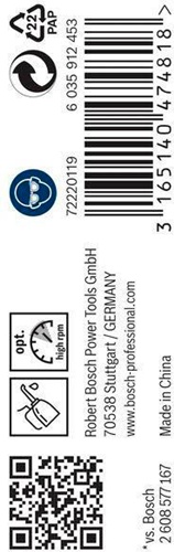 Bosch Metallbohrer PRO Metal Arbeits-L.27mm D.2,3mm L.53mm 10St.