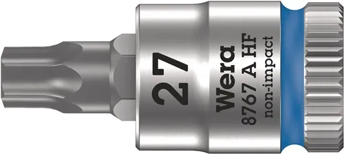 Steckschlüsseleinsatz 8767 A HF TORX® 1/4 Zoll T27 L.28mm WERA