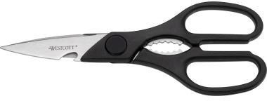 Schere Multi Allround beidhändig 20cm Kunststoff +Flaschenöffner sw