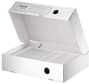 Leitz Archivbox Infinity 61000000 330x255x80mm Wellpappe weiß