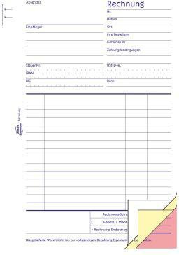 Avery Zweckform Rechnung 1731 DIN A5 3x40Blatt