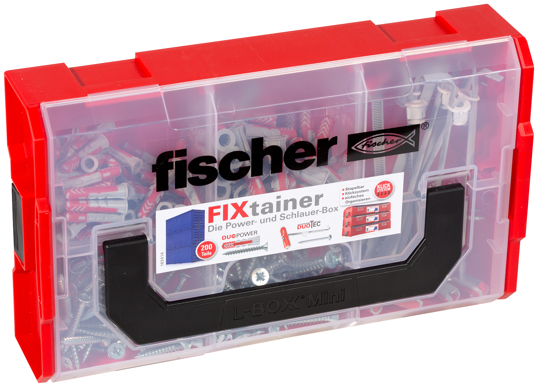 fischer FixTainer - DuoPower/DuoTec + Schraube (200 Teile)