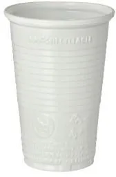 PAPSTAR Trinkbecher 16117 PP 0,2L weiß 100 St./Pack.