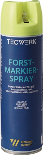 TECWERK Forstmarkierspray neongelb 500ml Spraydose 