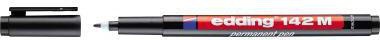 edding Folienschreiber 142 M 4-142001 1mm permanent schwarz