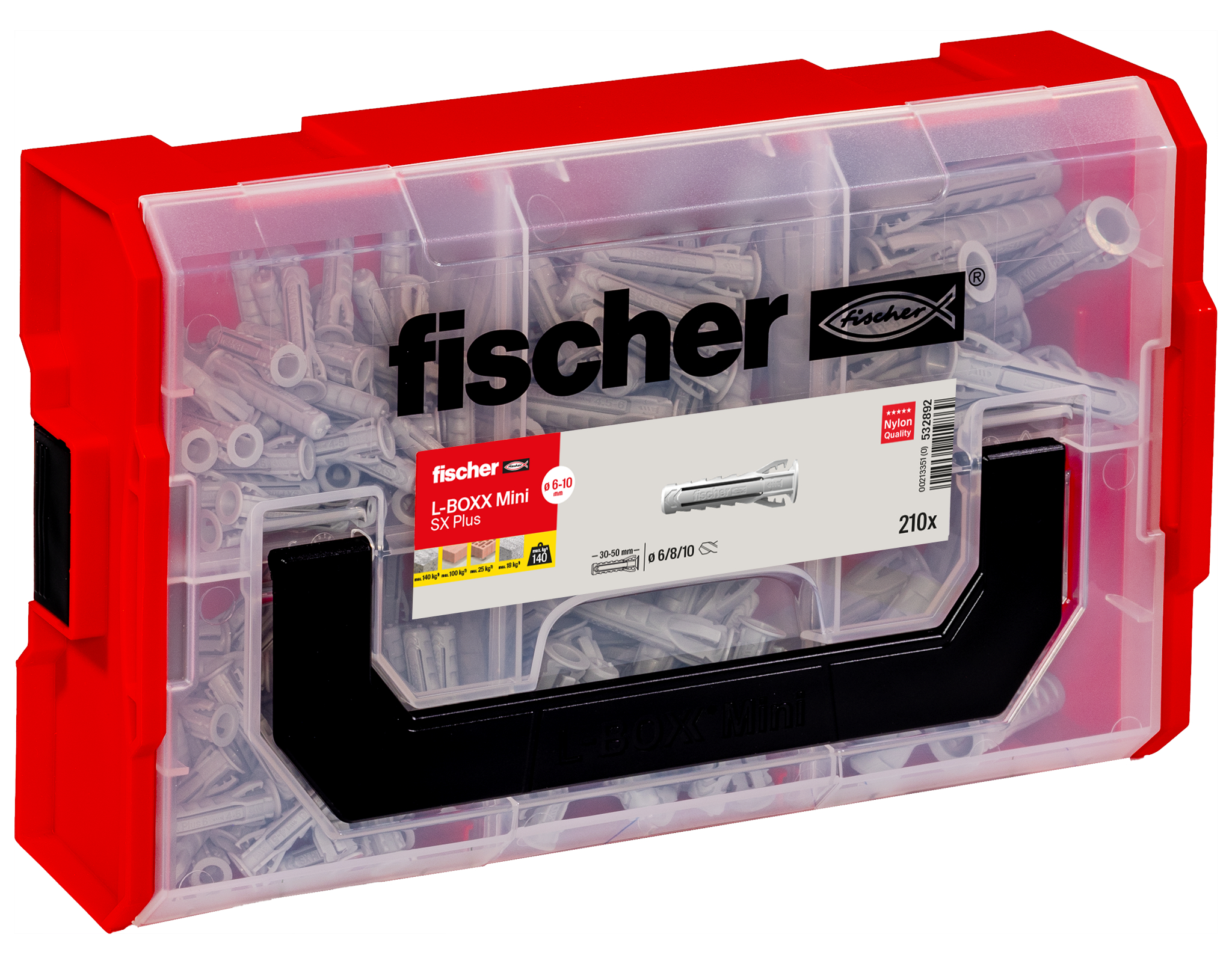 fischer L-BOXX mini SX Plus (210 Teile)