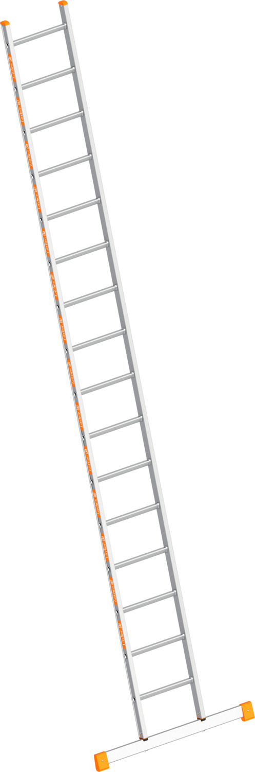Layher Sprossenanlegeleiter TOPIC 1054 16 Sprossen mit Traverse