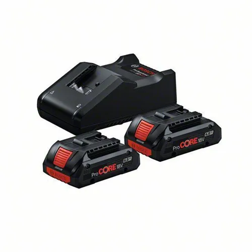 Bosch Akku-Starter-Set ADVANCED ProCORE 4.0 Ah Prof.18 V 2x4 Ah