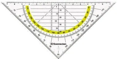 Soennecken Geometriedreieck 1823 Kunststoff rauchgrau