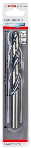 Bosch Metallspiralbohrer PointTeQ DIN388 Arbeits-L.101mm D.13mm Typ N