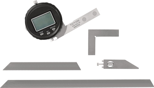 TECWERK Winkelmesser Schienen-L.150/300mm Abl.0,005Grad,10 ′ dig.
