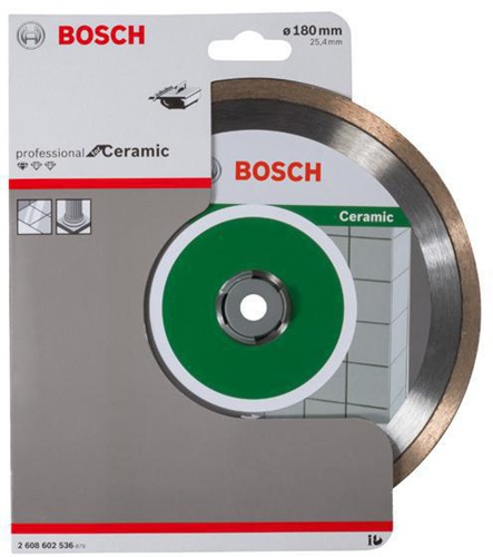 Bosch Diamanttrennscheibe Standard for Ceramic D.180mm Bohrungs-D.25,40mm gesintert