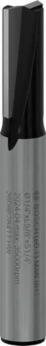 Bosch Nutfräser Arbeits-L.16mm D.6,35mm L.48mm Schaft 1/4Zoll