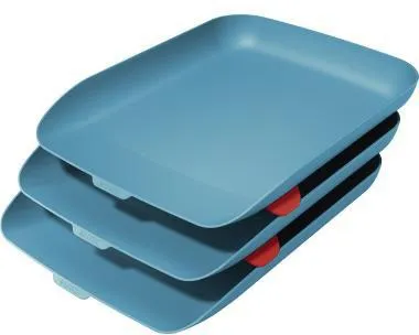 Leitz Briefkorb Cosy 53582061 A4 PS blau 3 St./Pack.