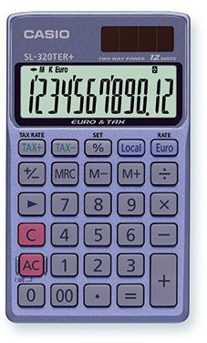 CASIO® Taschenrechner SL-320TER+ blau