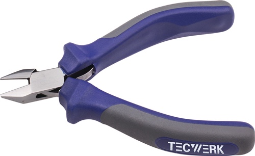 TECWERK Elektronik-Seitenschneider L.115mm Facette ja spitz 