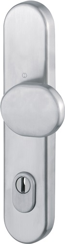 Knopflangschild E86G/3332ZA VA F69 72mm f.Kombischutz PZ 8mm HOPPE