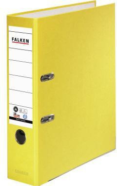 Falken Ordner Recycolor 11285772 DIN A4 80mm Papier gelb