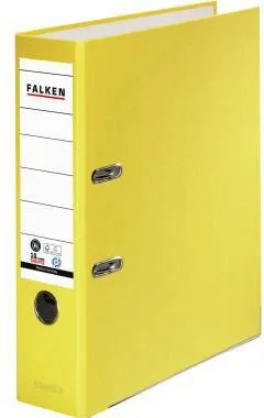 Falken Ordner Recycolor 11285772 DIN A4 80mm Papier gelb