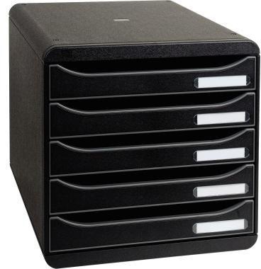 Exacompta Schubladenbox BIG-BOX PLUS 309714D 5Schübe schwarz