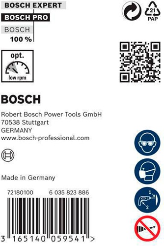 Bosch Schalungsbohrer PRO Wood D.20mm L.600mm Schaft-D.10mm HSS f.Bohrm.m.13mm-Futter