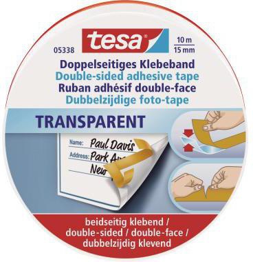 tesa Bastelband 05338-00000 15mm 10m beidseitig klebend Metalldose