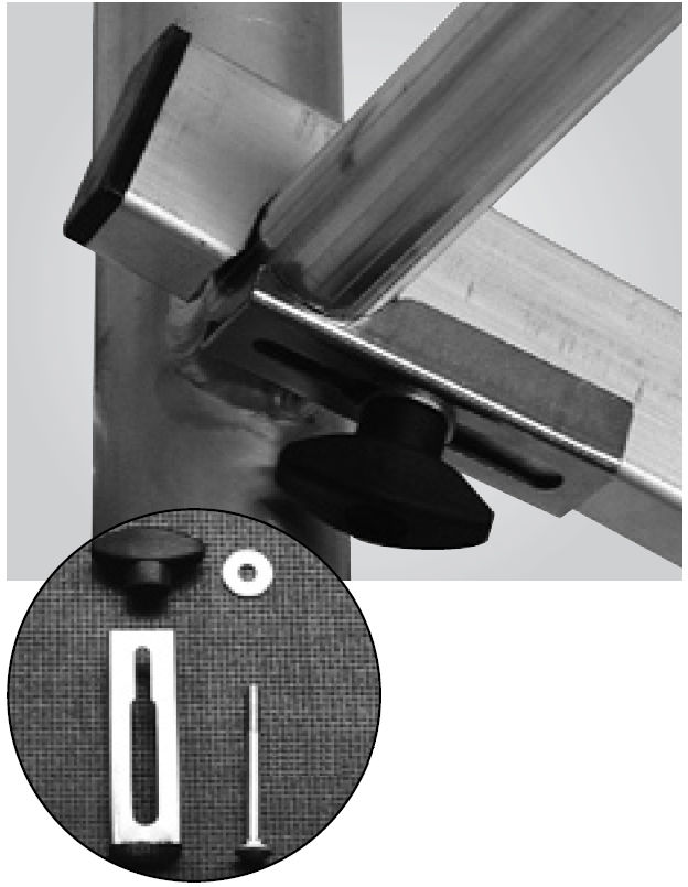 Krause MONTO Sicherungsset Belagbühne M5 x 95 mm