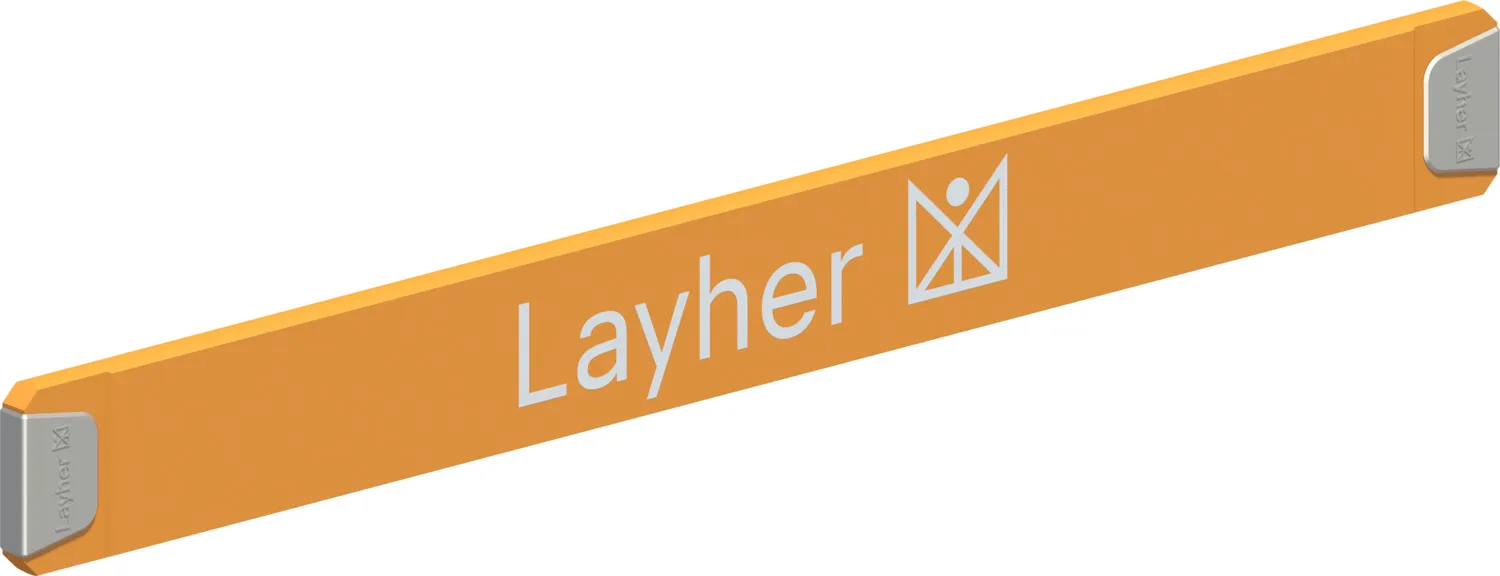 Layher Stirn-Bordbrett orange 1,44 m