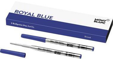 Montblanc Kugelschreibermine Royal Blue 128215 B bl 2St.