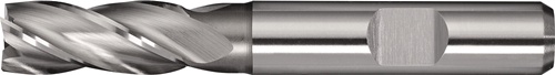 TECWERK Schaftfräser DIN 844 TypN D.3mm HSS-Co8 Weldon Z.4 kurz