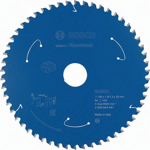 Bosch Kreissägeblatt AD 190mm Z54 HLTCG Bohr.30mm Schnitt-B.1,8mm HM