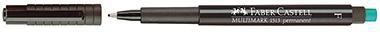 Faber-Castell CD/DVD Marker MULTIMARK 151399 F mit Radierer sw
