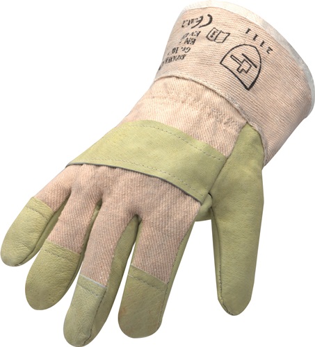 Handschuhe Top Gr.12 gelb Schweinsvollleder EN 388 PSA II ASATEX