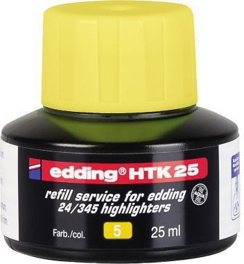 edding Nachfülltusche HTK25 4-HTK25005 25ml gelb