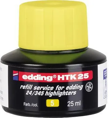 edding Nachfülltusche HTK25 4-HTK25005 25ml gelb