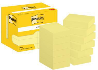 Post-it Haftnotiz 653-E 38x51mm 100Bl ge 12St