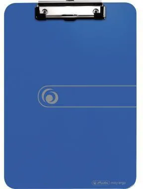 Herlitz Klemmbrett 11226396 DIN A4 PS opak blau