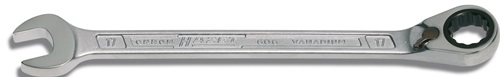 Maulringratschenschlüssel 606 SW 13mm L.193,2mm umschaltbar,Rings.15Grad HAZET