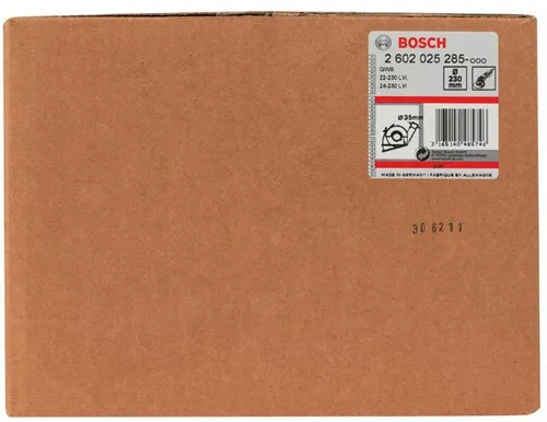 Bosch Führungsschlitten D.230mm m.Absaugshaube D.35mm