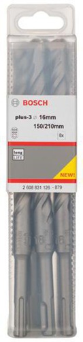 Bosch Hammerbohrer Arbeits-L.150mm D.16mm L.210mm SDS plus-3 8 St 