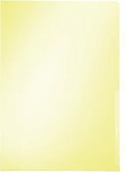Leitz Sichthülle Premium 41000015 A4 0,15mm PVC gelb 100 St./Pack.