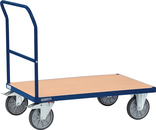 TECWERK Plattformwagen Ladeflächen L1000xB700mm STA saphirblau Trgf.600kg 