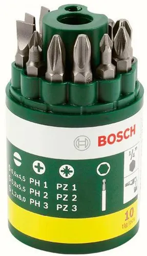 Bosch Schrauberbit-Set 10-tlg.PH/PZ/S m.magnetischem Universalhalter